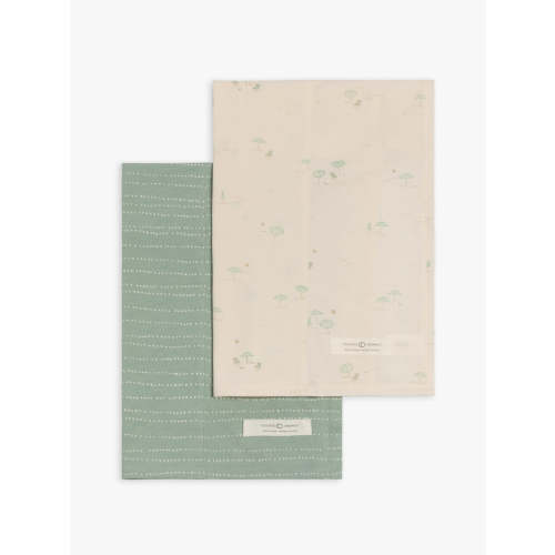 Colored Organics 2-Pack Burp Cloths