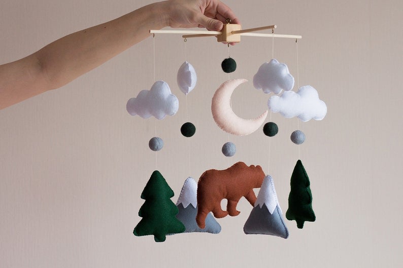 Baby Mobile - Woodland Bear