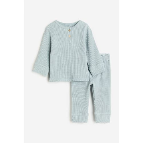 Waffled Set, Light turquoise