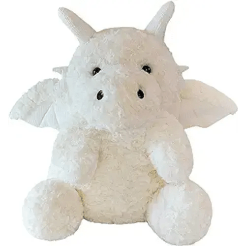 Little Flying Dragon - Cute Stuffed Animal Plush Toy - Adorable Soft Dragons Toy Plushies and Gifts - Perfect Present for Kids (White,7.87in/20cm)