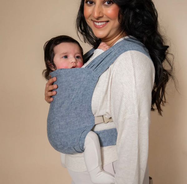 Indigo Sprout Newborn Carrier | Classic Solid Design | hope&plum