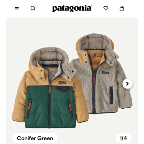 Patagonia Baby Reversible Tribbles Hoody