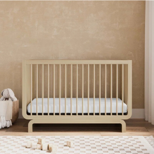 Storkcraft Santorini Driftwood 5-in-1 Convertible Crib with Toddler Guardrail 04622-307