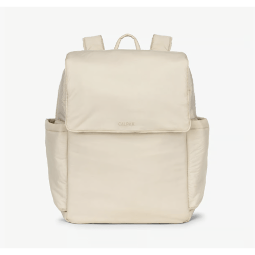 Diaper Backpack with Laptop Sleeve - OATMEAL