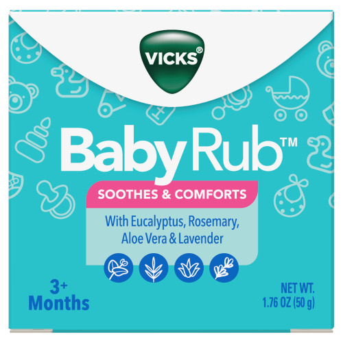 Vicks BabyRub, Non-Medicated Soothing Chest Rub Ointment, 1.76 oz