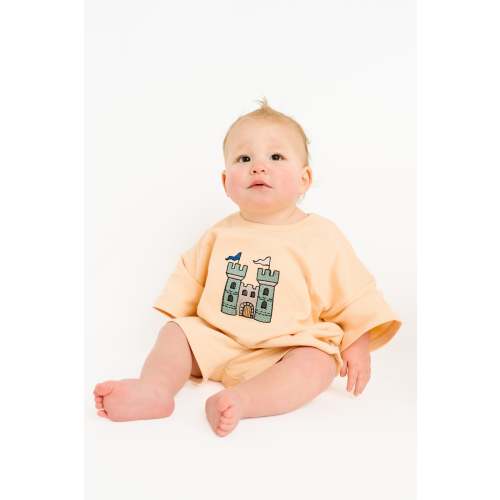Castle Embroidered Slouchy Set
