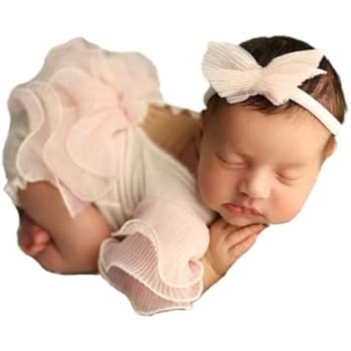 Newborn Photography Outfits Girl Baby Photo Tutu Dress Newborn Photoshoot Romper Baby Picture Lace Outfit