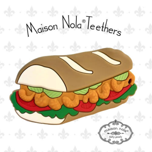 Shrimp PoBoy Teether | Maison Nola