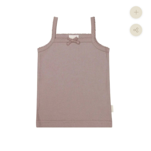 Jamie Kay Modal Singlet | Mauve Shadow
