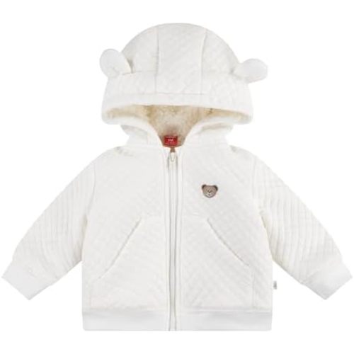 Baby Fleece Lined Zip Up Hooded Jacket