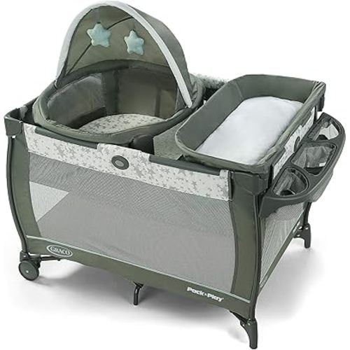 Graco Pack 'n Play Travel Dome Playard | Includes Travel Bassinet