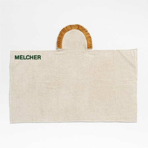 Personalized Lion Organic Cotton Hooded Kids Towel