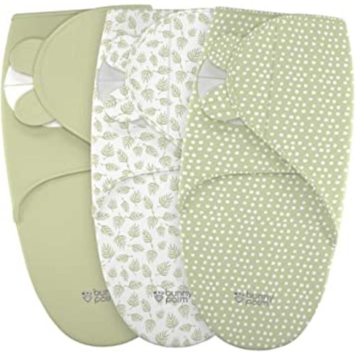 Swaddle Blanket for Baby, Newborn Boy or Girl Adjustable Sleepsack, Unisex, Organic Cotton Swaddle Wrap Set 3 Bags in Pack for Infant, Soft Blankets with Baby Hat
