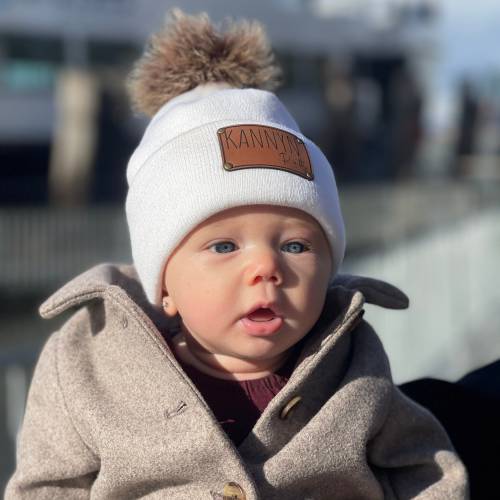 Personalized Name Beanie, First or First and Middle Name, Newborn Baby Infant Toddler Kids and Adult