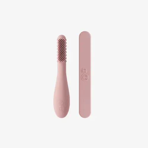 Baby-Led™ Toothbrush + Sensory Tongue Depressor Dual Pack from ezpz
