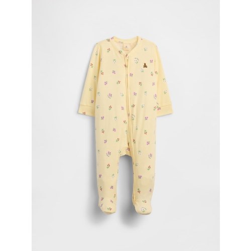 Baby Print Two-Way Zip One-Piece