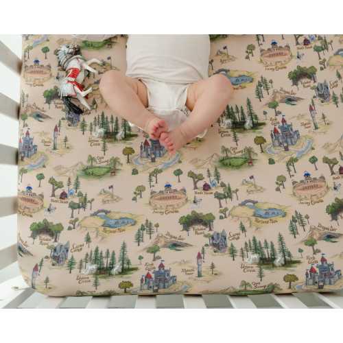 KNIGHTS Crib Sheet, Dragons Bamboo Crib Sheet, Ogre Crib Sheet, Ren Faire Medieval Vibes Crib Sheet, Unique Nursery