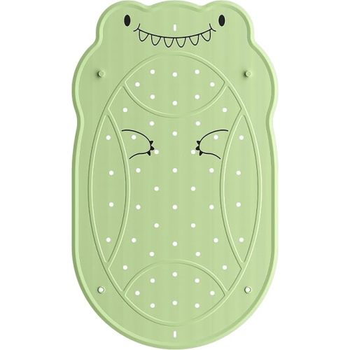 UNEEDE Dinosaur Kids Bathtub Mat - Extra Thick Rubber Shower Mat for Toddlers, 30"x18" Bath Mat with 100+ Suction Cups, Machine Washable Tub Pad for Babies & Children's Bath Time Comfort