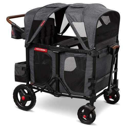 Radio Flyer Voya XT Quad Stroller Wagon with Accessories