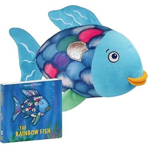 YOTTOY Rainbow Fish Plush (Rainbow Fish Gift Set)…