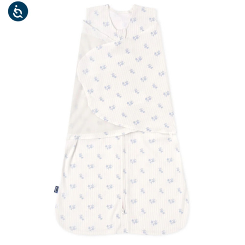 Vintage Floral Cotton Newborn Swaddle | HALO