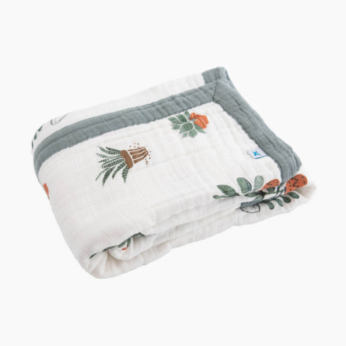 Little Unicorn Cotton Muslin Baby Receiving Quilt - Prickle Pots