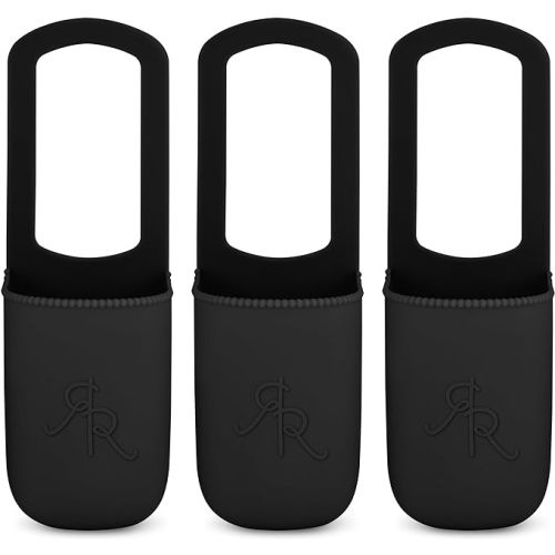 Ryan & Rose Cutie Holder Universal Stroller Cup Holder (Black (3 Pack))