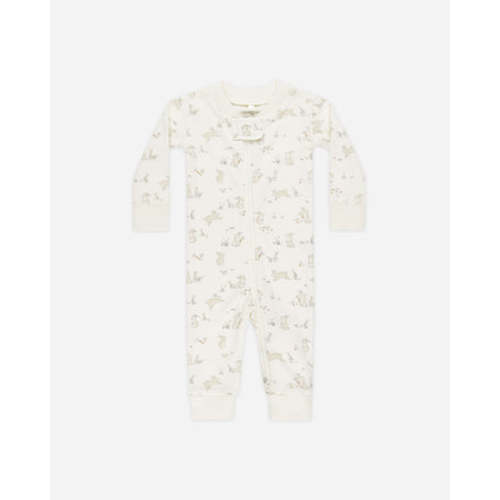 Zip Longsleeve Sleeper || Bunnies