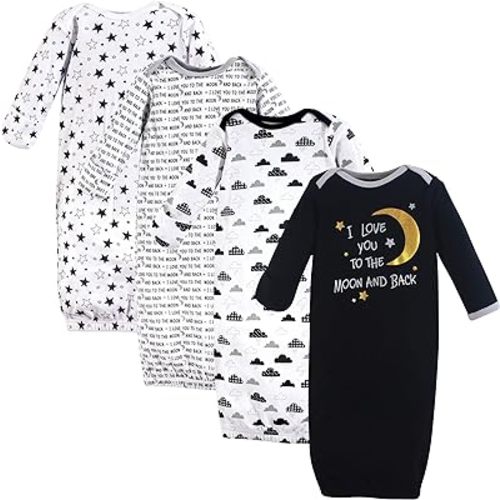 Hudson Baby baby-girls Cotton Gowns