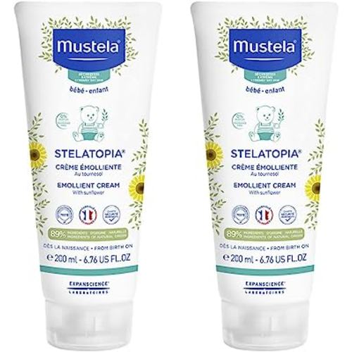 Mustela Stelatopia Eczema-Prone Skin Cleansing Oil - Baby Body Wash with  Natural Avocado & Sunflower Oil - Fragrance-Free & Tear Free - 16.9 fl. oz.  
