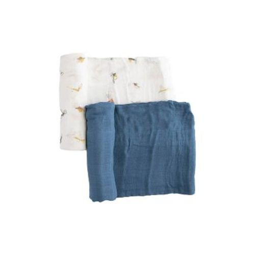 Little Unicorn Deluxe Muslin Swaddle Blanket - Gone Fishing - 2pk