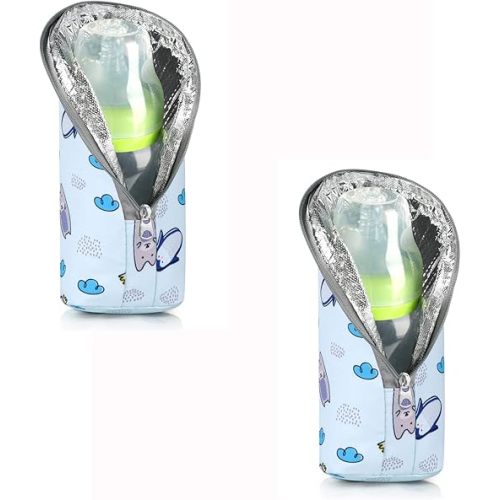 Accmor Baby Bottle Cooler Tote Bags, Insulated Breastmilk Cooler Bag, Nursing Bottle Cooler Warmer Bag for Nursing Mom Daycare Travel