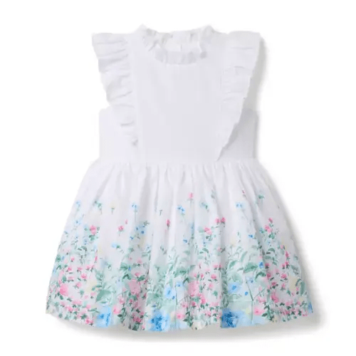 Girl White Floral The Spring Garden Dress by Janie and Jack