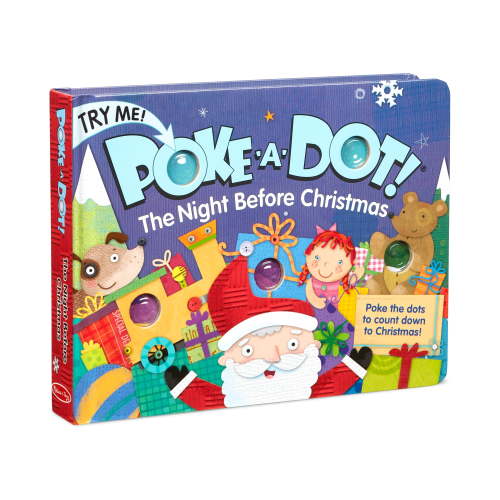 Melissa & Doug Children's Book - Poke-a-Dot:The Night Before Christmas (Board Book with Buttons to Pop)