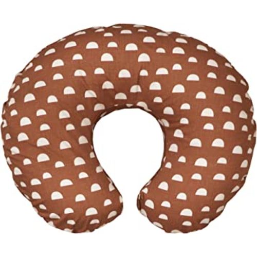 Boppy Nursing Pillow and Positioner - Original | Clay Pebbles | Breastfeeding, Bottle Feeding, Baby Support | with Removable Cotton Blend Cover | Awake-Time Support