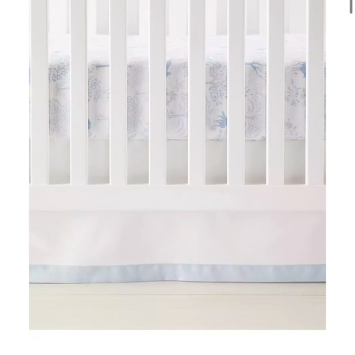 Border Frame Crib Skirt | Serena and Lily