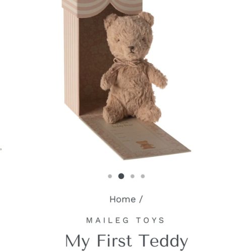 Bella Luna my first teddy bear