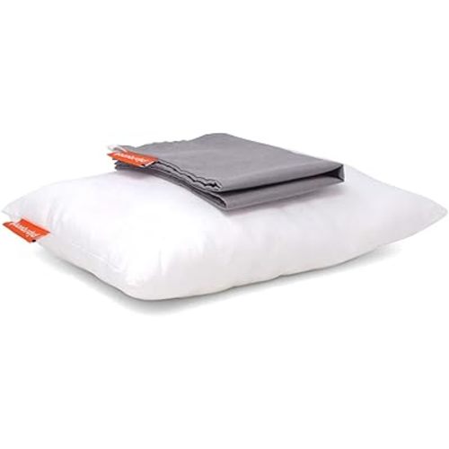 Pipsqueak Pillow - Small, Mini, Tiny - 11 x 7 in - Perfect for Travel, Cars, Airplanes, Camping, Dogs, Toddlers, Kids, Lumbar, Knees and Neck - Ages 2 Yrs and Up