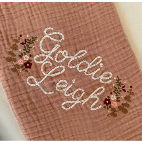 Personalized Embroidered Baby Receiving Blanket, Baby Blanket With Name, Baby Shower Gift for Girl or Boy - Etsy