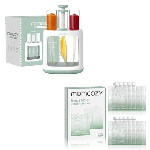 Momcozy Squeeze Station+ 7oz Reusable Food Pouches