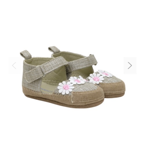 Girls Daisies First Kicks in Tan | Robeez