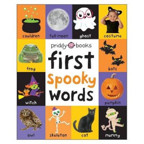 First 100 Padded: First Spooky Words - by Roger Priddy (Board Book)
