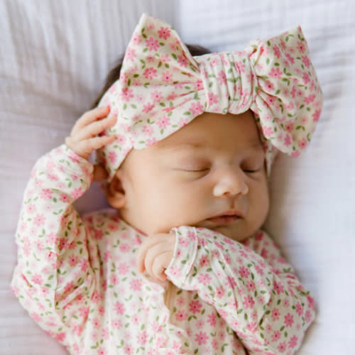 Pink Blossom Double Knot Bow