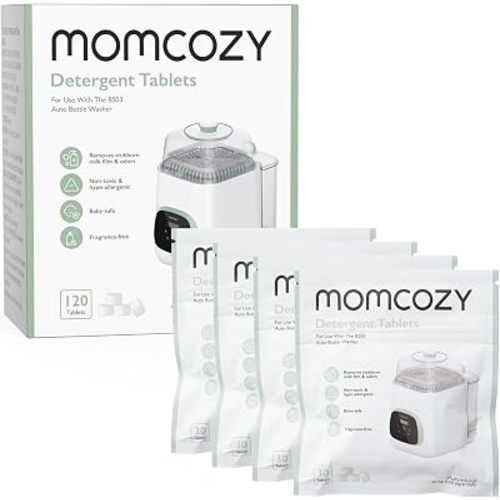Momcozy Official Detergent Tablets for Momcozy Bottle Washers, 120 Tablets