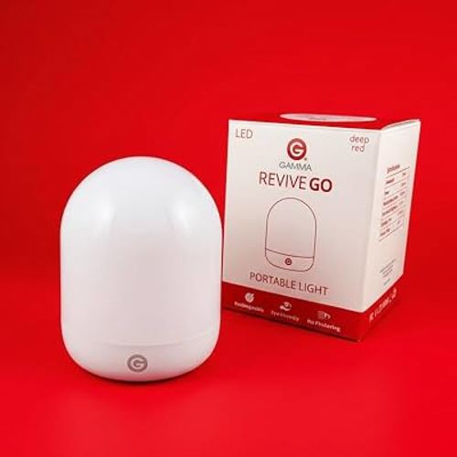 Revive - 670nm Red Portable Light by Gamma - Sleep Therapy - Melatonin Promoting Natural Sleep Aid for Wherever You GO