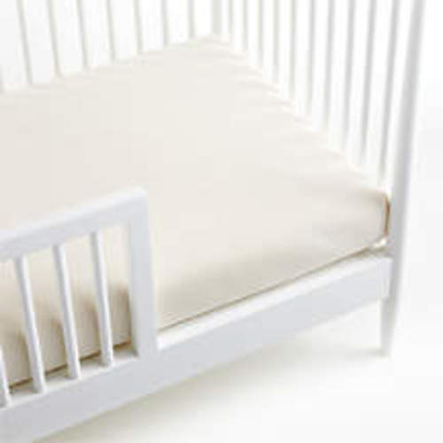 Naturepedic Organic Cotton Breathable 2-Stage Crib Firm Mattress with Waterproof Breathable Pad