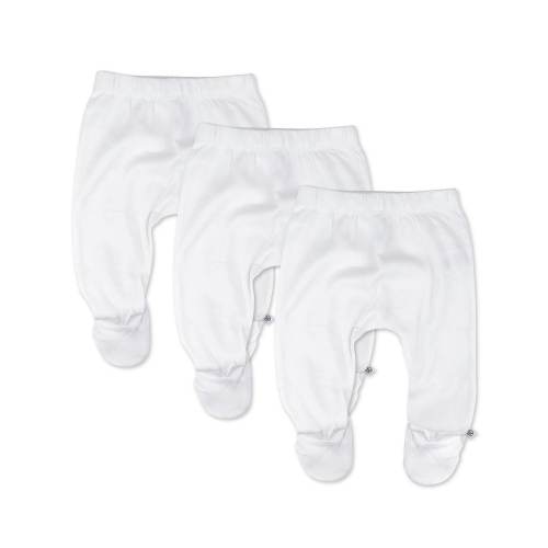 Honest Baby Clothing - Baby Newborn - 9 Months Organic Cotton Footed Harem Pant 3-Pack