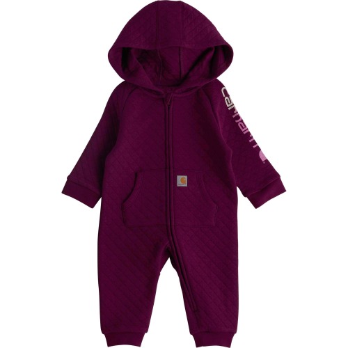 Boys' Long Sleeve Quilted Zip-Front Coverall (Baby)