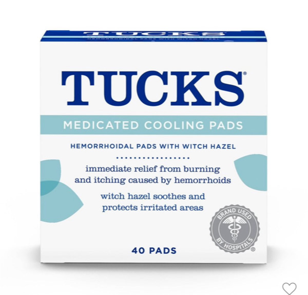 Tucks Medicated Pads Set - 40pc: For Groin Area, Includes Instructions, Feminine Care