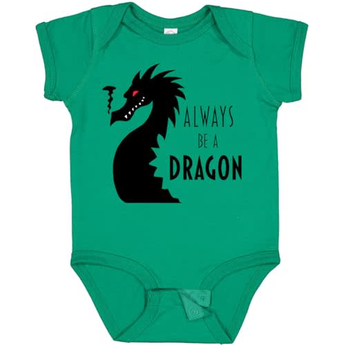 inktastic Always Be a Dragon Baby Bodysuit